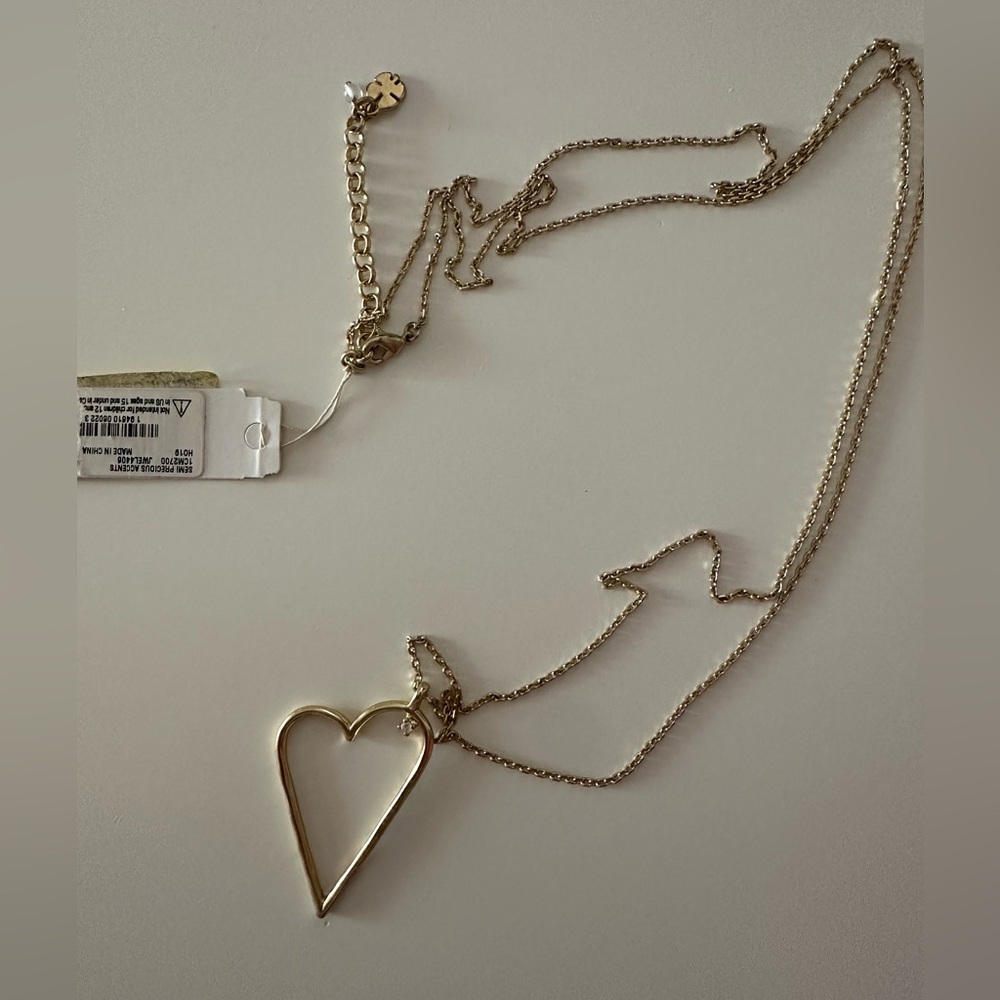 Lucky Brand Heart Shaped Necklace NWT
